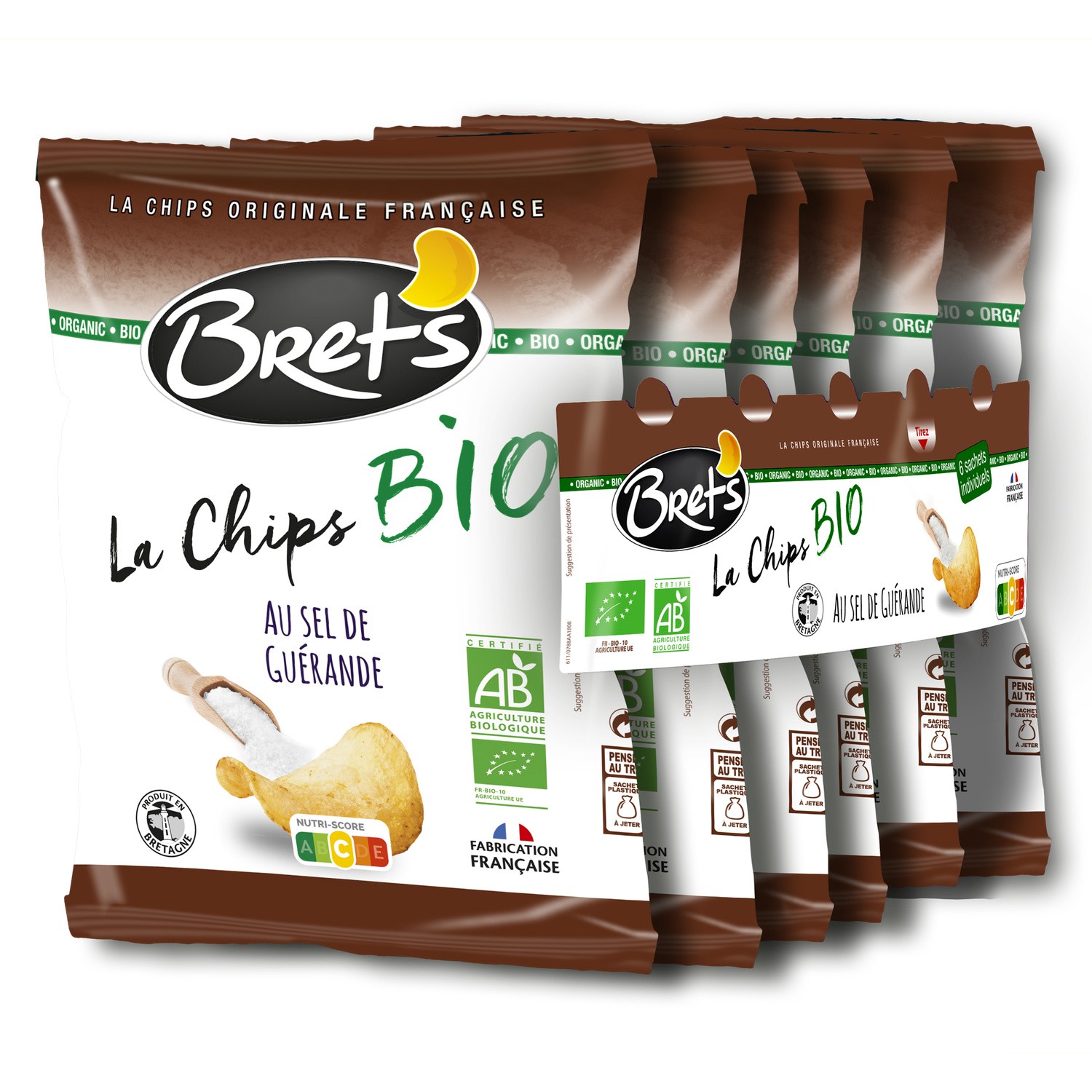 Chips au sel de Guérande Bio BRET'S