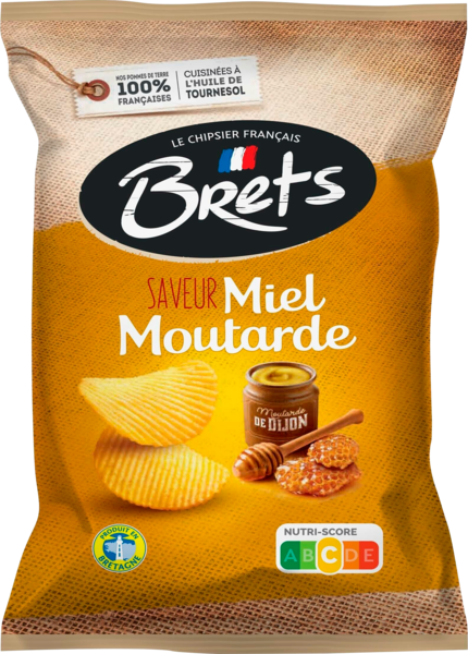 92500008 Chips Saveur Miel Moutarde Bret'S code EAN 3497917003151 