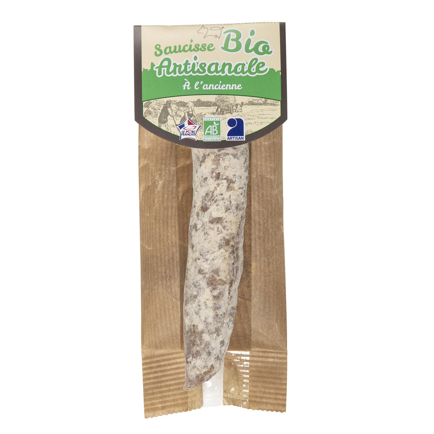 Saucisson bio 