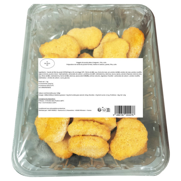  Nugget de poulet code EAN 3499150004476 