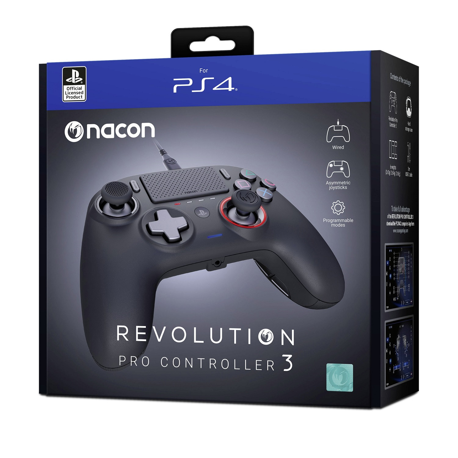 Manette Nacon Revolution Pro Controller 3 - PS4 