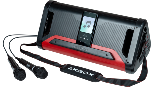 BIGBEN PARTY ENCEINTE BLUETOOTH KARAOKÉ + 
2 MICROS FILAIRES 
BIGBEN PARTY code EAN 3499550387056 