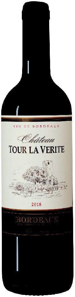  AOP(1) BORDEAUX CHÂTEAU TOUR LA VÉRITÉ 2018. code EAN 3500610139512 