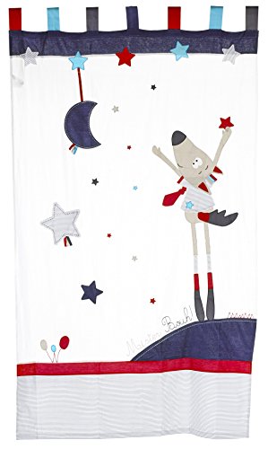 Rideau 105 x 180cm Mister Bouh - Sauthon Déco