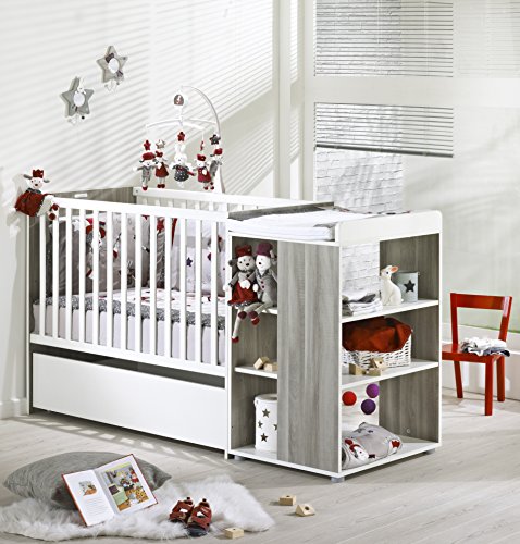 On line loulou lit bébé combiné évolutif 120 x ...