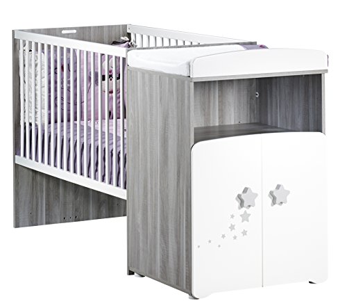 New nao lit bébé combiné évolutif 120 x 60 cm e...