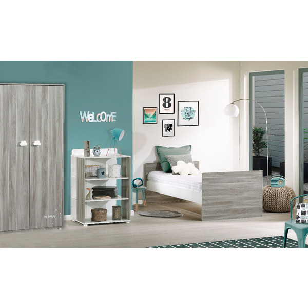 Lit Bébé Combiné 60X120 Cm Évolutif En 90X190Cm Sleepy 3500760095379 