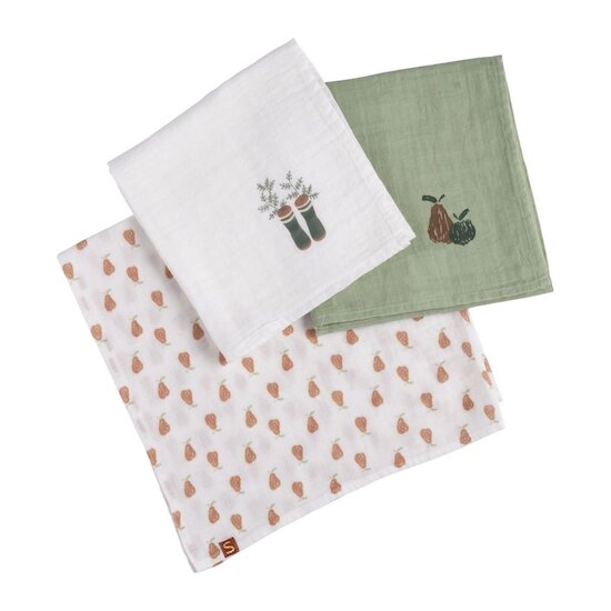  Sauthon Boite de 3 langes BIO Botranica   code EAN 3500760128459 