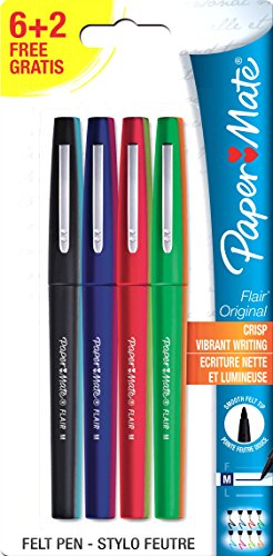Paper Mate S0957700 Pack de 8 Stylo-feutre Asso...
