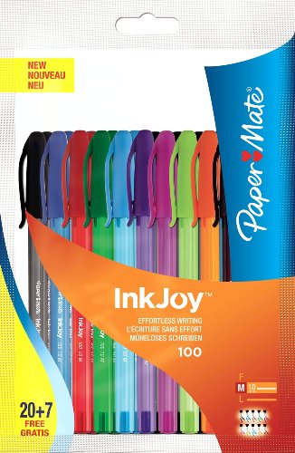 - 1853961 inkjoy 100 cap stylo bille, assortime...
