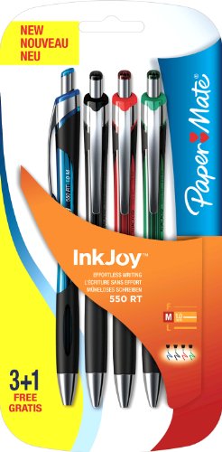 Inkjoy 550 rt stylos bille pointe rétractable, ...
