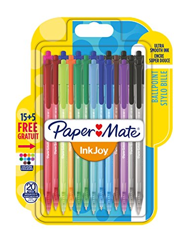 Paper Mate InkJoy 100RT Lot de 20 Stylos bille ...