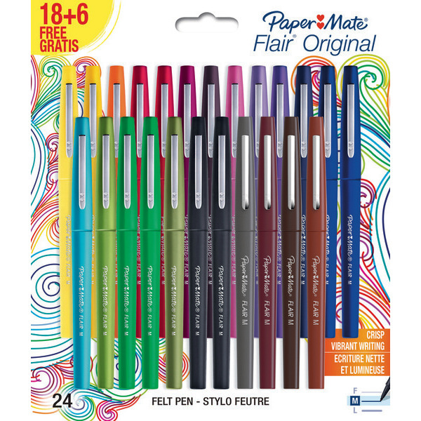  24 feutres d'écriture "Flair original" code EAN 3501179590363 