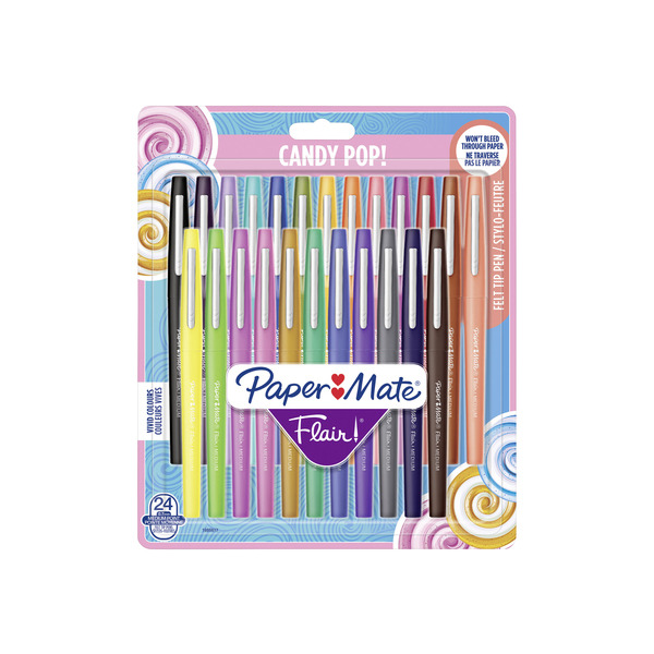 PAPERMATE 24 feutres d'écriture "Candy pop"
 code EAN 3501179856179 
