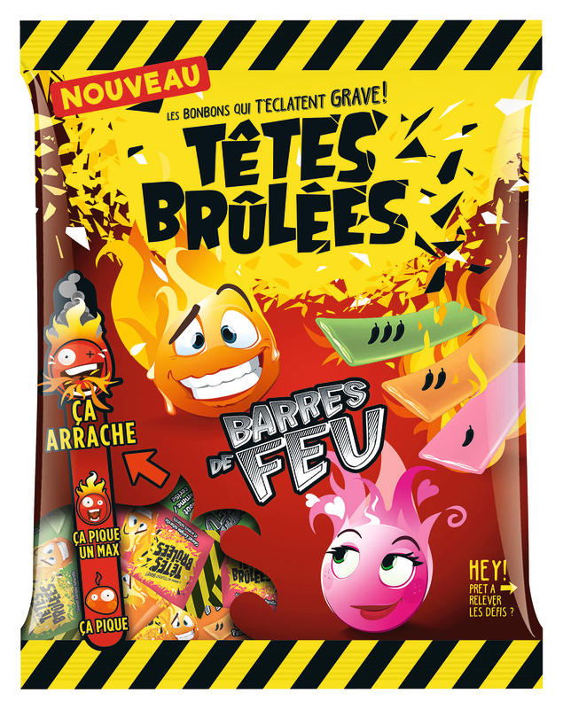 BONBONS BARRES DE FEU têtes brûlées