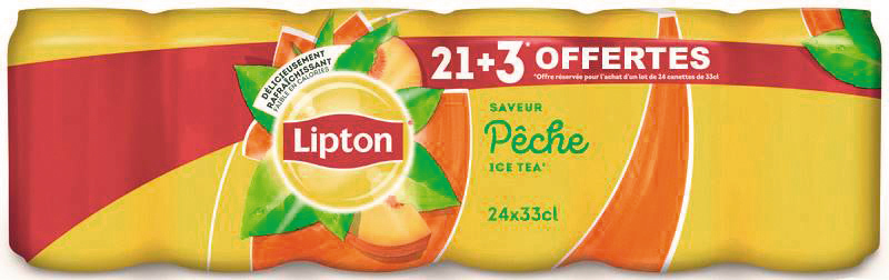 BOISSON AU THÉ PÊCHE LIPTON