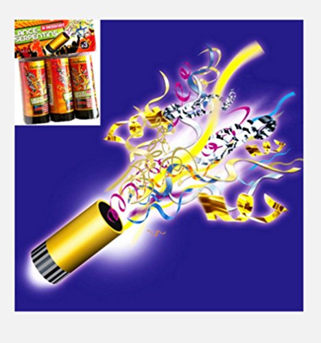 SET 3 CANON A SERPENTIN RESSORT FETE ANNIVERSAIRE