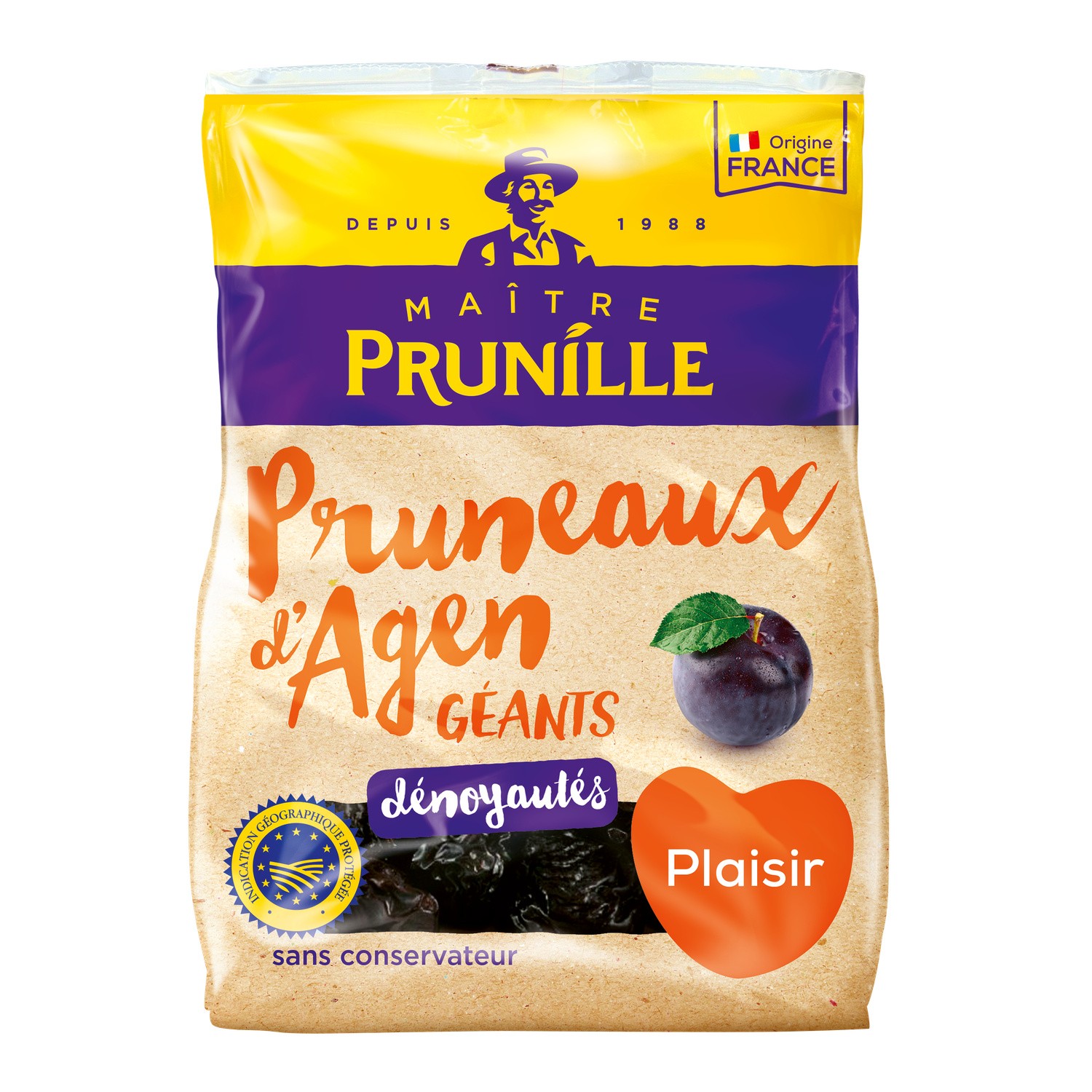 Pruneaux d'Agen dénoyautés IGP MAITRE PRUNILLE 3502490004652 MAITRE PRUNILLE Pruneaux d'Agen dénoyautés IGP MAITRE PRUNILLE 3502490004652 MAITRE PRUNILLE