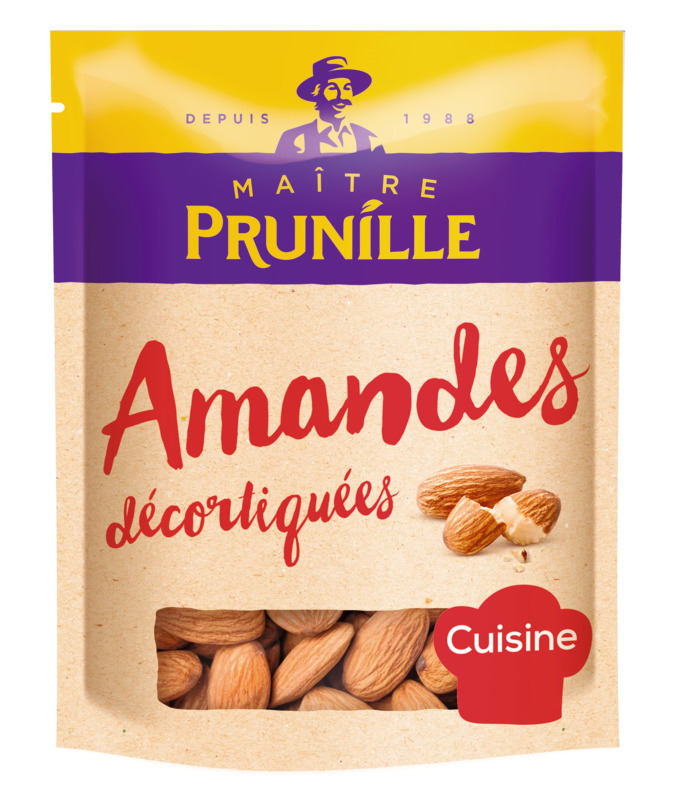 AMANDES DÉCORTIQUÉES maître prunille