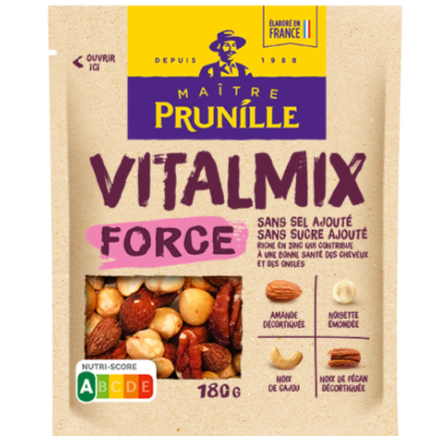 Fruit sec mélange vitalmix force MAITRE PRUNILLE