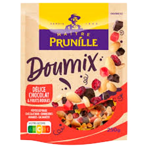  Mélange Doumix Choco Et Fruit Rouge Maitre Prunille code EAN 3502490258895 