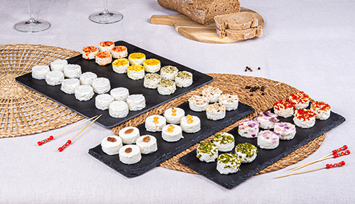 12 BOUCHONS DE FROMAGE DE CHÈVRE FRAIS
12% Mat.Gr.