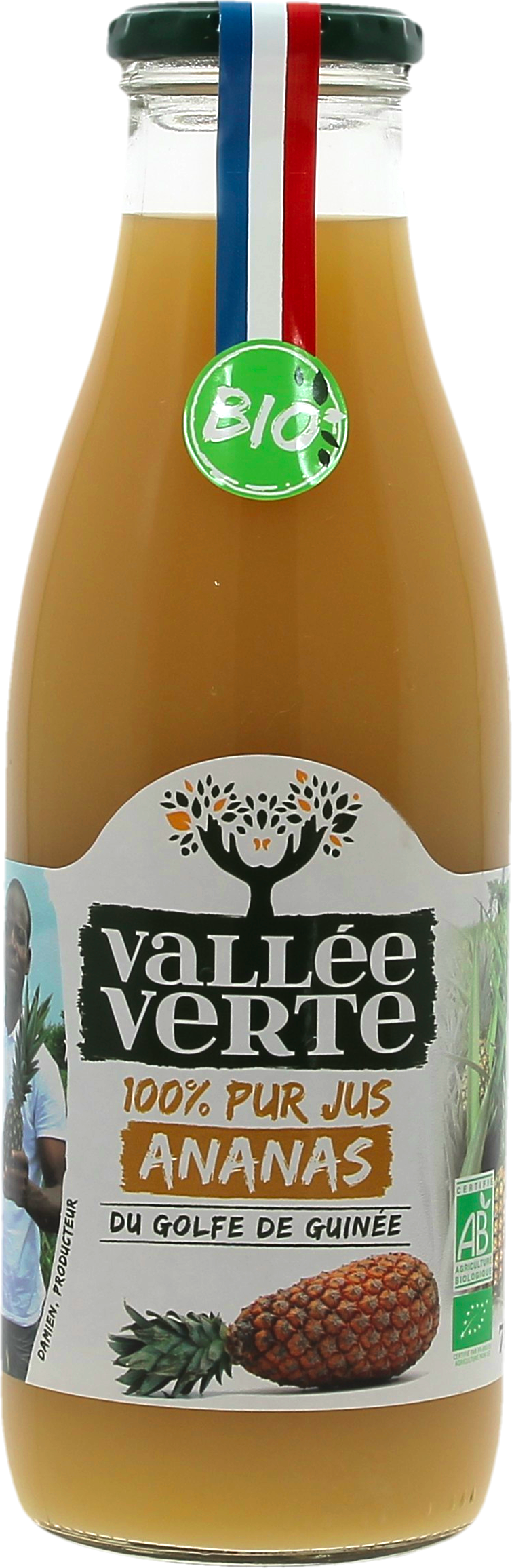 PUR JUS D’ANANAS BIO
DU GOLFE DE GUINEE