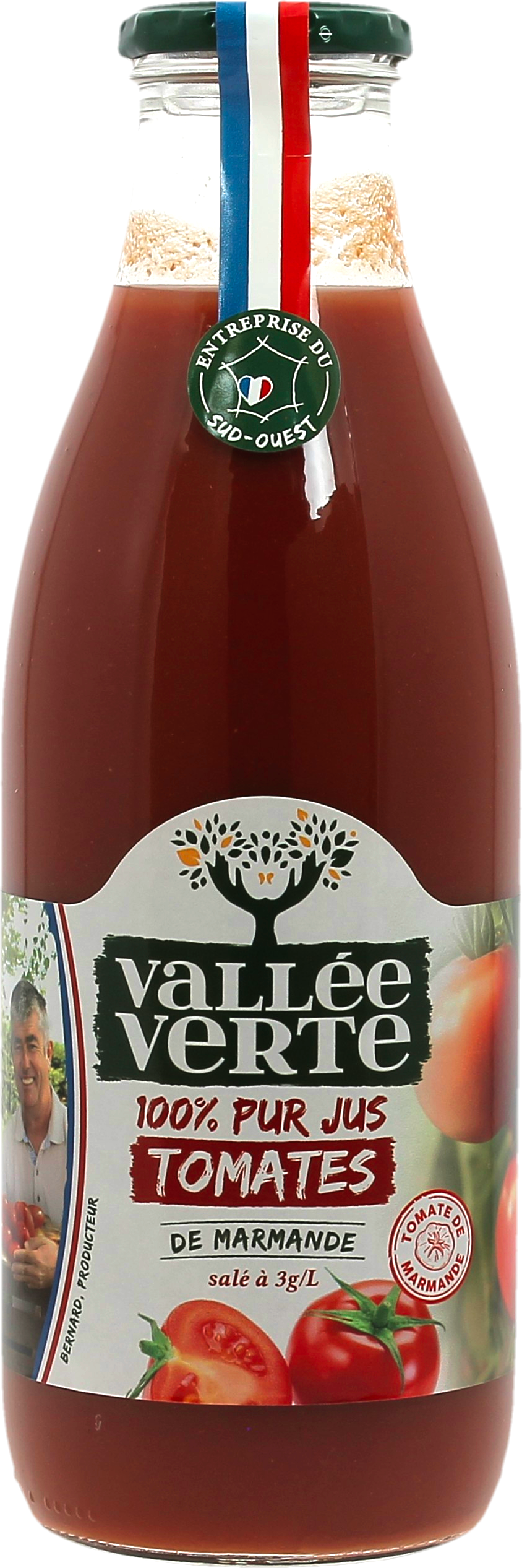 PUR JUS DE TOMATES
DE MARMANDE