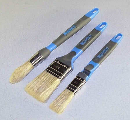 Ensemble 3 pinceaux pour peinture acrylique