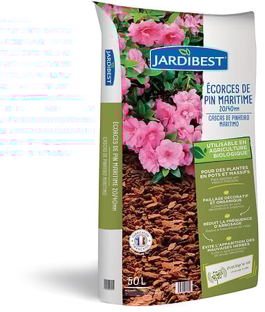 Ecorces de pin maritime pour protéger le sol - ...