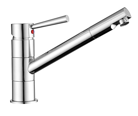 Mitigeur évier économe en eau chrome Marcio