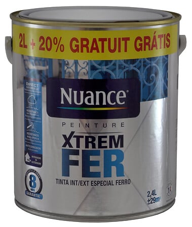 NUANCE Peinture XTREM Fer - Blanc - Brillant - ...