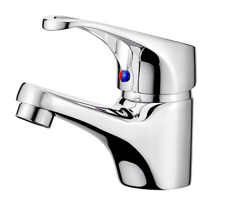 Mitigeur lavabo bec bas avec vidage - Chrome