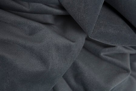 Rideau velours 140x250cm bleu gris