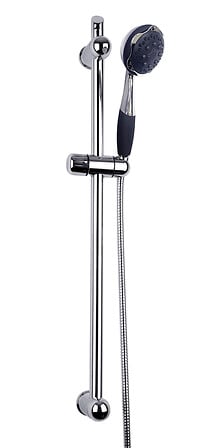 Kit douchette + barre 5 jets chrome