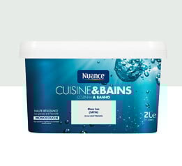Peinture Cuisine et Bains - Blanc bec - Satin - 2L