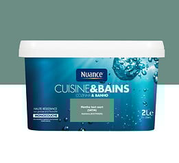 Peinture Cuisine et Bains - Menthe - Satin - 2L