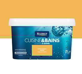 Peinture Cuisine et Bains - Sorbet mangue - Sat...