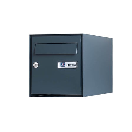 MC KENZIE Boite aux lettres - Gris 7016 - 2 portes
