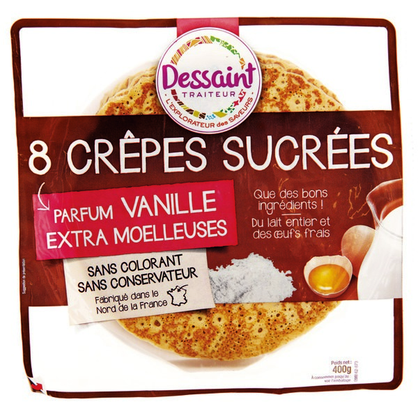 dessaint-daniel CRÊPES EXTRA MOELLEUSES DESSAINT code EAN 3505700006200 