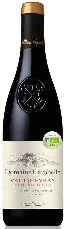Domaine Carobelle BIO AOP VACQUEYRAS ROUGE 2017 Domaine Carobelle BIO 3506707012317 (3506707012317)
