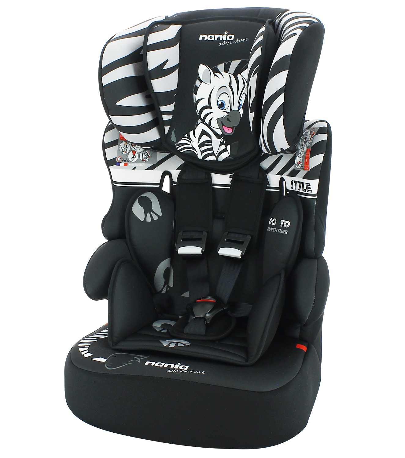 Siège- auto noir Groupe 1-2-3 NANIA