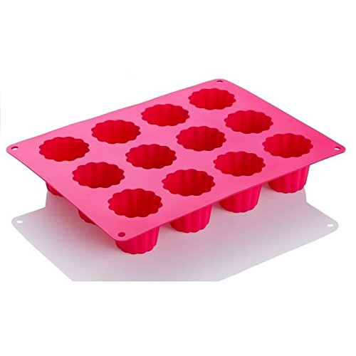 ARTHUR MARTIN Moule grand cannelé 12 cm vieux rose