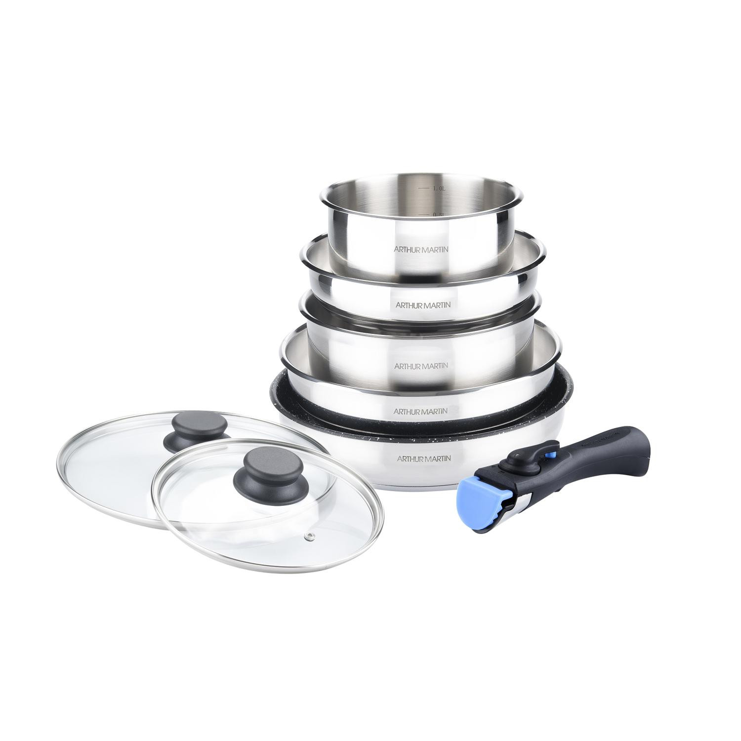 Batterie de cuisine 8 pièces ARTHUR MARTIN