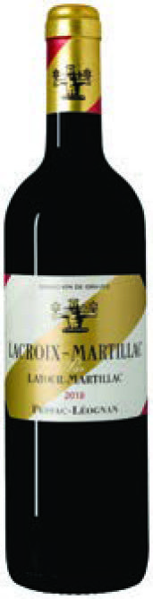 AOP(1) PESSAC-LÉOGNAN LACROIX-MARTILLAC PAR LATOUR-MARTILLAC 2018. 3508693118400 (3508693118400)