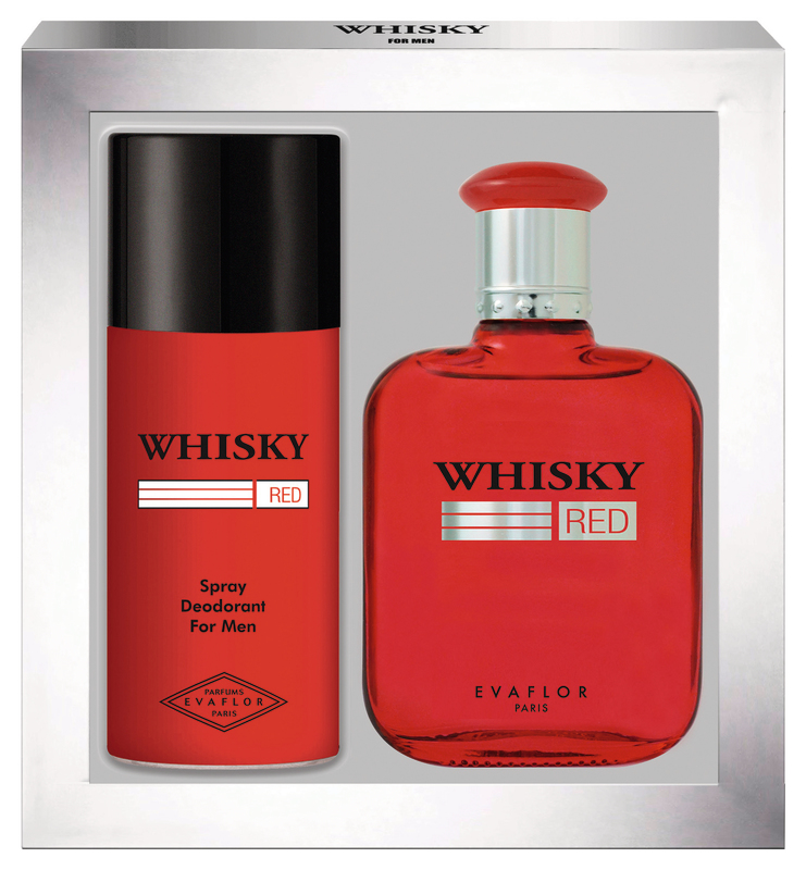 WHISKY COFFRET RED FOR MEN EAU DE TOILETTE 100ML + DÉODORANT 150ML (b) WHISKY code EAN 3509161562718 