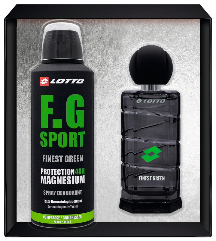 LOTTO SPORT COFFRET  FINEST GREEN LOTTO SPORT code EAN 3509169932735 