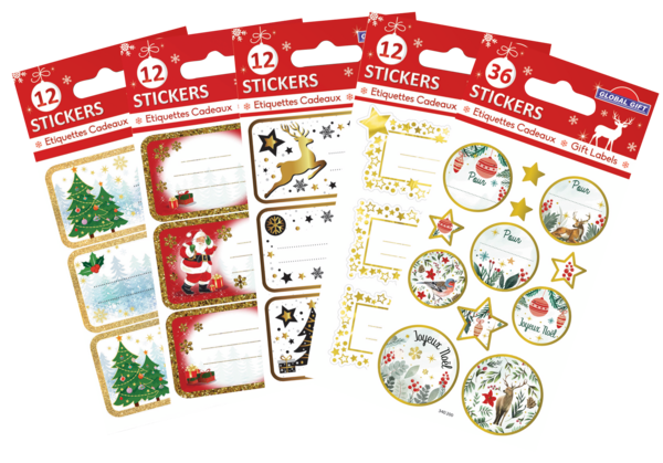  Stickers, Deco Fenetres, Etiquettes Noel code EAN 3510050001072 