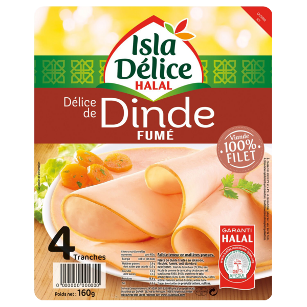 Blanc de Dinde fumé Halal