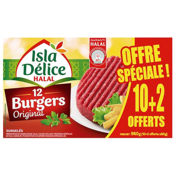 Burgers Original Halal surgelés